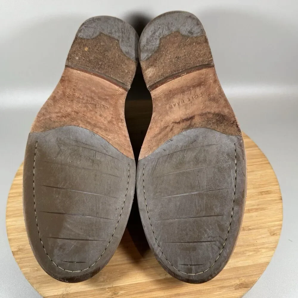 Cole Haan Men's Glenn Brown Leather Comfort Chukka Boots Size 11 M‎ (C13188)
